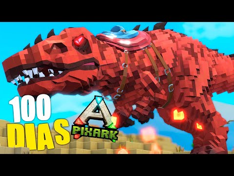 SOBREVIVO 100 DÍAS en PIXARK (Película Completa)