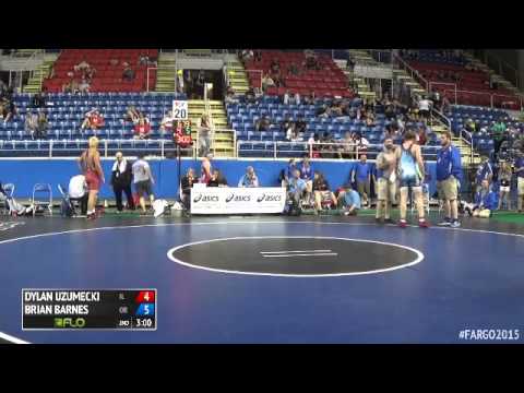 220 Champ. Round 1 - Brian Barnes (Oregon) vs. Dylan Uzumecki (Illinois)