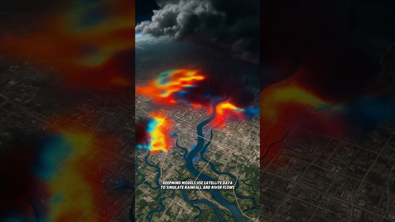 AI Predicts Your City Flood? Watch the Simulation! #aiclimate