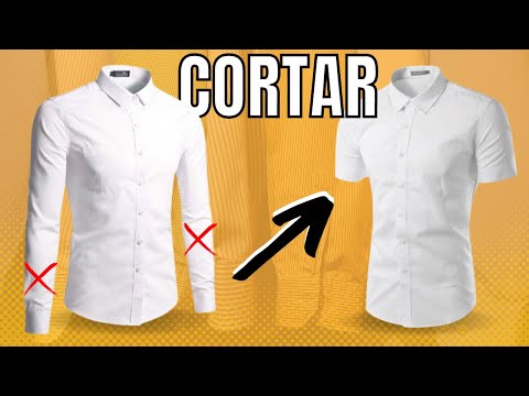 TRANSFORMAR MANGA LONGA EM MANGA CURTA | Camisa Social
