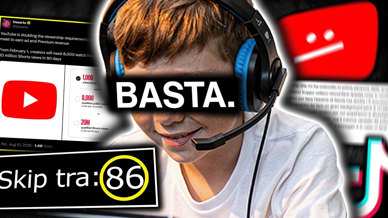 Questo Cambiamento ROVINERÀ YOUTUBE...