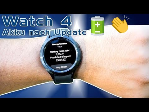 Update der Samsung Galaxy Watch 4 - Ist die Akkulaufzeit der Smartwatch besser geworden?