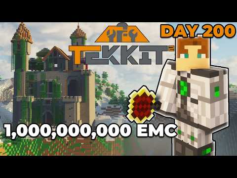 Becoming a BILLIONAIRE in Minecraft | Tekkit 200 DAYS