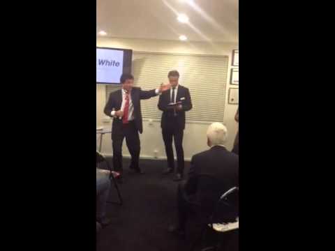 Sold $1,285,000 under the hammer for Marcus Hill and Martin Hall - Auctioneer Wayne Maguire