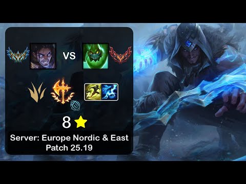 Sylas Jungle vs Zac - EUNE Challenger - Patch 25.19