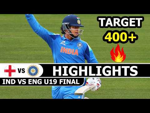 India Vs England U19 ICC Cricket World Cup Highlights Final Match 2026 | Ind VS Eng