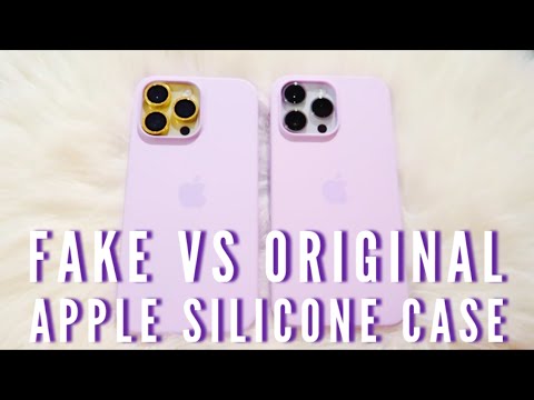 APPLE silicone case FAKE vs ORIGINAL