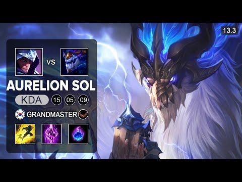 Aurelion Sol vs Talon Mid - KR Grandmaster - Patch 13.3 Season 13