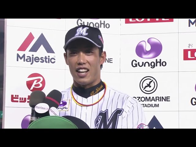 マリーンズ・加藤選手ヒーローインタビュー 2017/7/17 M-Bs