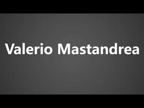 How to Pronounce Valerio Mastandrea