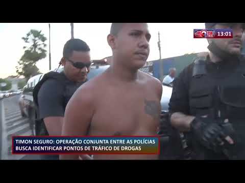 Operacão conjunta entre poliÌcias busca identificar pontos de traÌfico de drogas em Timon 28 0