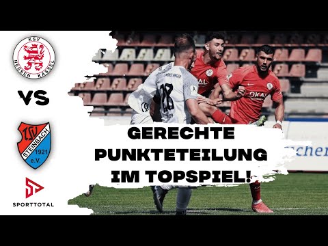 Gerechte Punkteteilung! | KSV Hessen Kassel vs. TSV Steinbach Haiger | Regionalliga Südwest