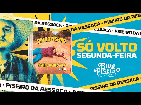 SO VOLTO SEGUNDA FEIRA - Biu Do Piseiro | Agosto 2025 ( Atualizado ) - Áudio Oficial