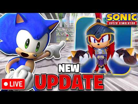 LIVE Playing NEW UPDATE in Sonic Speed Simulator!