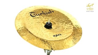 Video thumbnail for Turkish Cymbals · Apex Rock China 18" (1410g) · Cymbal Planet ID: TCH18AP01 by Cymbal Planet