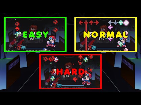 Mii Funkin' VS Eteled Difficulty Comparison