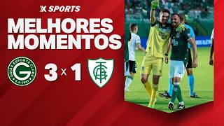 GOIÁS 3 X 1 AMÉRICA-MG - MELHORES MOMENTOS - BRASILEIRÃO SÉRIE B