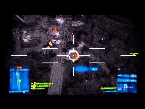 BATTLEFIELD 3 AC-130 GUNSHIP 49 KILL CARNAGE! ARMORED KILL DLC GAMEPLAY FOOTAGET
