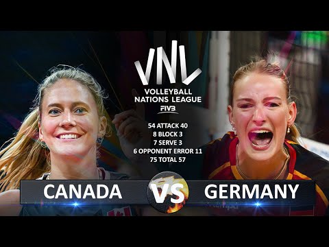 Canada vs Germany | Women's VNL 2024