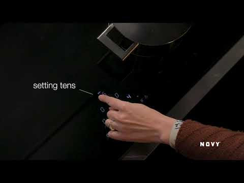 The Novy induction hob: how does the timer work