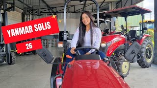 Conheça o pequeno gigante: Trator Yanmar Solis 26! 🚜✨️ @Tratormaster