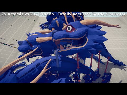 7x Artemis vs Every Units or Gods   Totally Accurate Battle Simulator