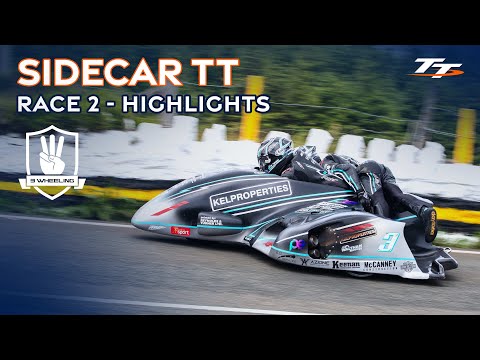 マン島TT 2024 サイドカーTTクラス レース2ハイライト動画