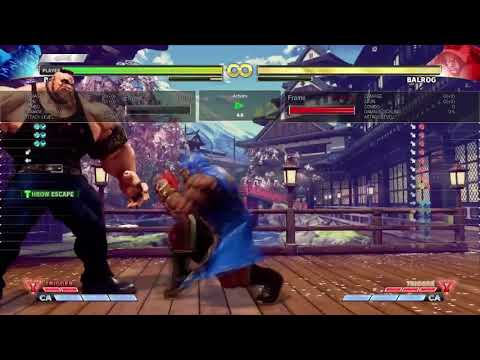 Balrog tick throw anti-air setup vs. Abigail (SFV Tech)