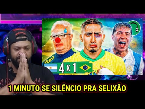 ♫ 4x1 - BRASIL É HUMILHADO PELA ARGENTINA! | Paródia I Will Survive l REACT FUTPARÓDIAS