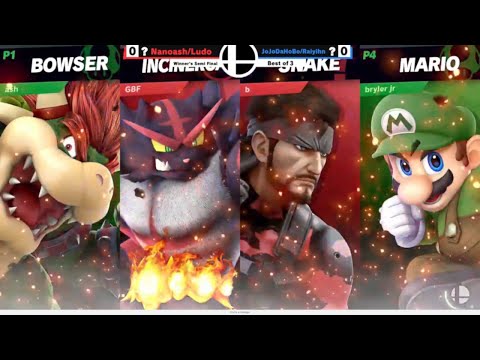 Nanoash & Ludo vs JoJoDaHoBo & Raiyihn - Ultimate Doubles Winners Semifinals - Evergreen Rising #10