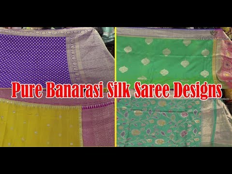 Pure Banarasi Silk Saree Designs | EP 001 | Moksha Couture