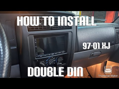 How To Install Double DIN Radio/ Metra Dash Kit On 97-01 Jeep XJ
