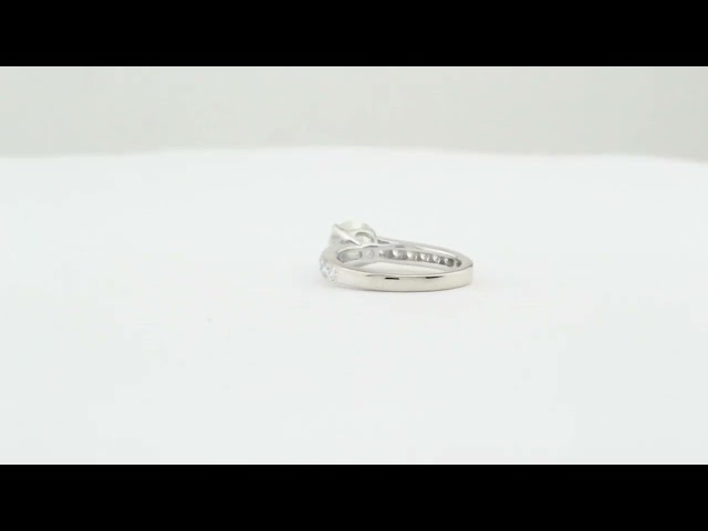 1369892 Ring 18K White Gold with Brilliant Cut Diamonds approx. 1.55 ct