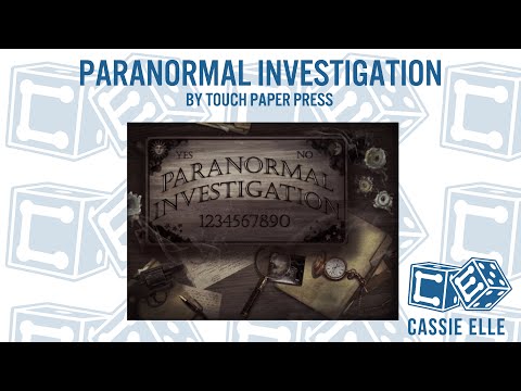 Cassie Elle talks Paranormal Investigation by Touch Paper Press
