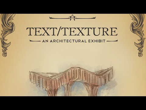 [STUDIO CULTURE] 1T AY 15-16 I TEXT/TEXTURE- ADESPRN FINALS