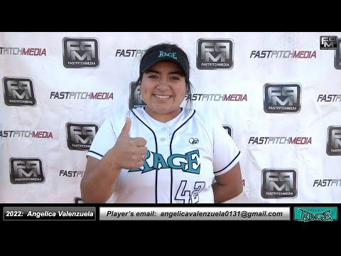 2022 Angelica Valenzuela - 4.25 GPA - Third Base and First Base Softball Skills Video - Valley Rage