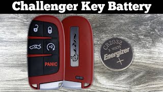 How To Replace Dodge Challenger Remote Key Fob Battery 2015 - 2023 Replacement Hellcat Fob Batteries