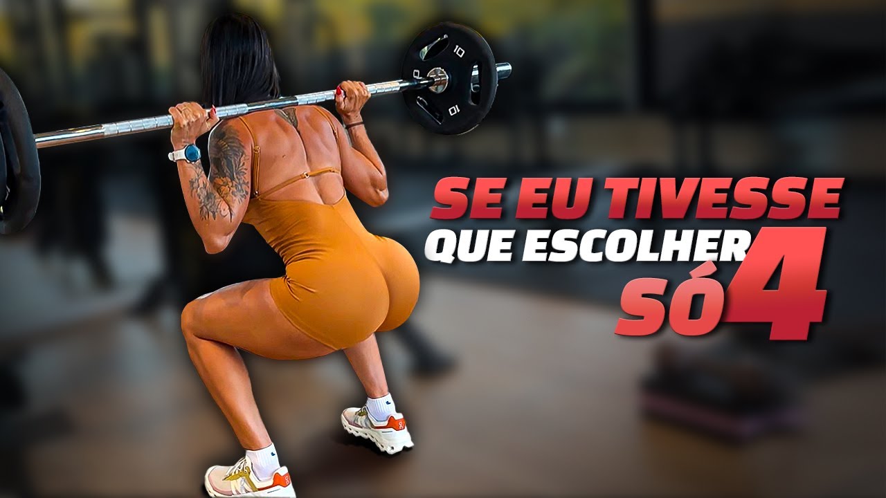 Os 4 exercícios MAIS IMPORTANTES do TREINO DE INFERIORES | Tay Training