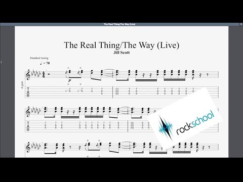  The Real Thing/The way (Live) Rockschool Grade 6 Guitar