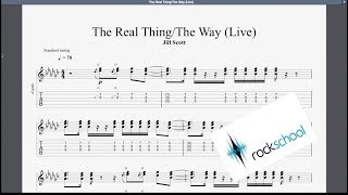 The Real Thing/The way (Live) Rockschool Grade 6 Guitar