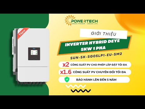 Mở hộp Inverter Hybrid Deye 5kW 1 pha - SUN-5K-SG05LP1-EU-SM2. Phiên bản mới nhất hiện nay!