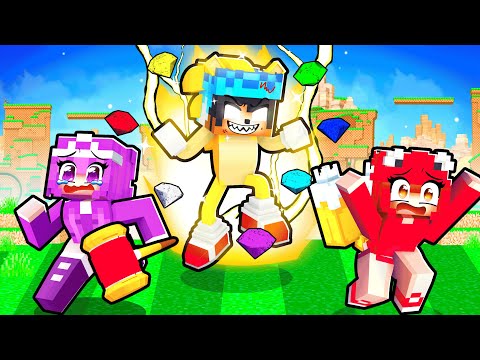 Shad goes SUPER SONIC in Minecraft!