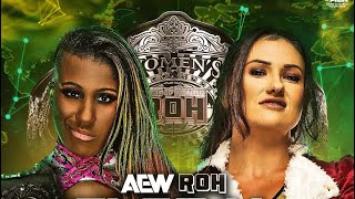 AEW ROH Global Wars - Athena vs Alexis Windsor (ROH Women&#39;s World Championship)
