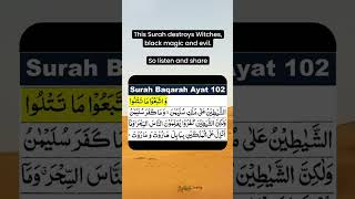 Download lagu THIS SURAH DESTROYS BLACK MAGIC AND EVIL EYE #AL BAQARAH AYAT 102 #viral #quran #dua #duaa #allah mp3