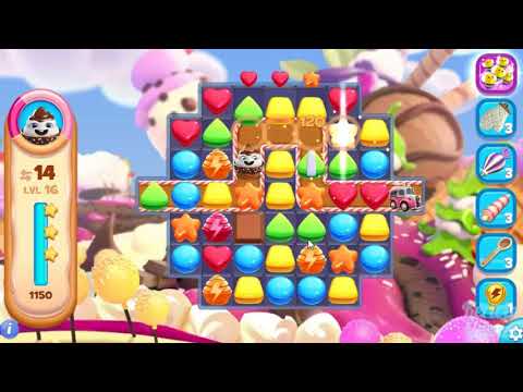 Cookie Jam Blast Level 16 - No Boosters ★★★