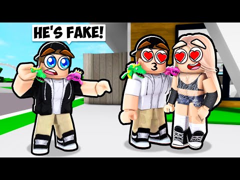 pretending to be a slender boy in ROBLOX BROOKHAVEN RP! 