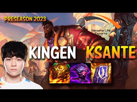 HLE Kingen K'SANTE vs AKALI Top - KR Ranked