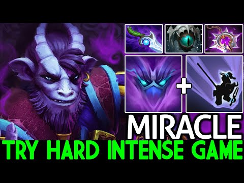 MIRACLE [Riki] Try Hard Intense Game with Diffusal + Skadi Build Dota 2