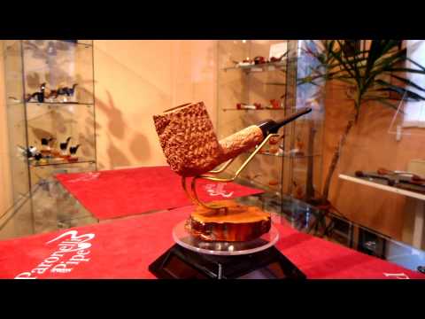 Pipa in radica panel fatta a mano - www.paronellipipe.it