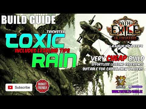 [Path Of Exile 3.14] Toxic Rain Trickster League Starter Build Guide and Leveling Tips!